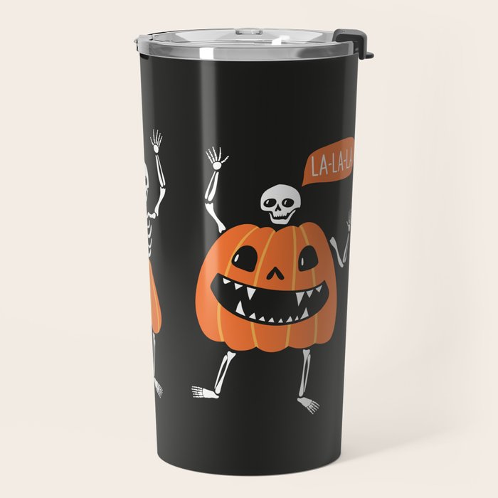 Pumpkin costume Travel Mug Gallery Image 2