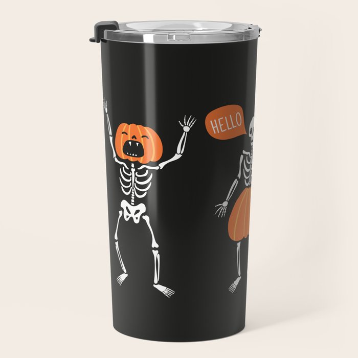 Pumpkin costume Travel Mug Gallery Image 3