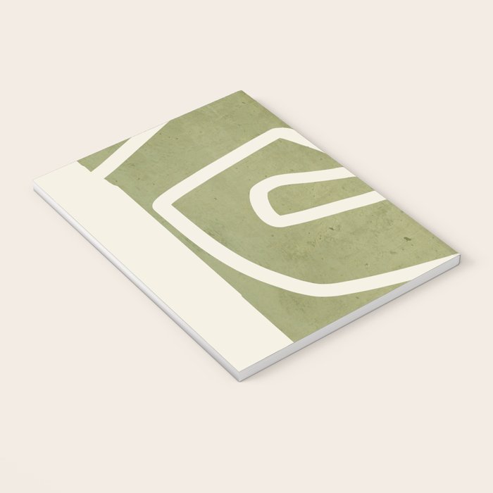 abstract minimal 57 Green Notebook Gallery Image 3