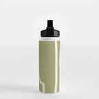 abstract minimal 57 Green Water Bottle Gallery Image 2