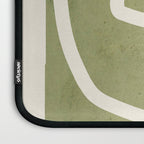 abstract minimal 57 Green Laptop Sleeve Gallery Image 3