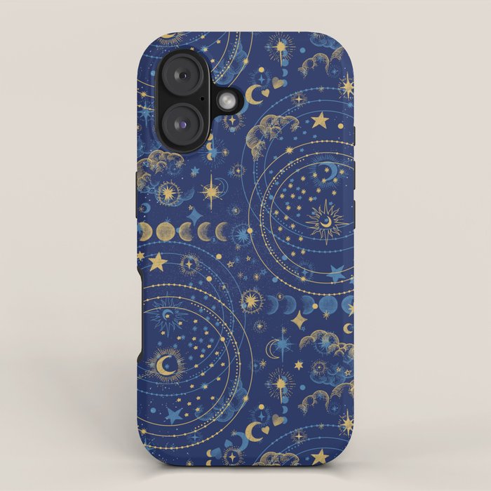 Pattern mystic celestial dark A iPhone Case Gallery Image 1