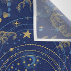 Pattern mystic celestial dark A Wall Tapestry Gallery Image 3