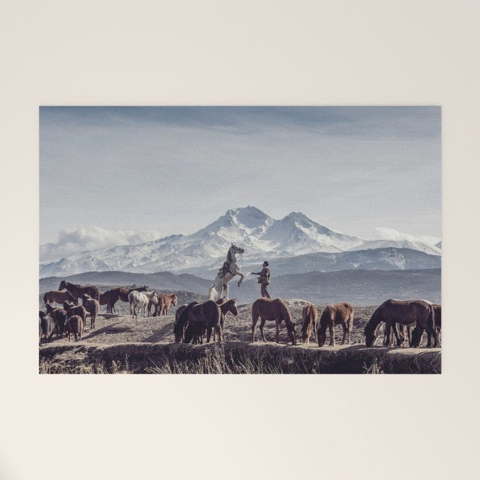 Wild Horses Welcome Mat Gallery Image 1