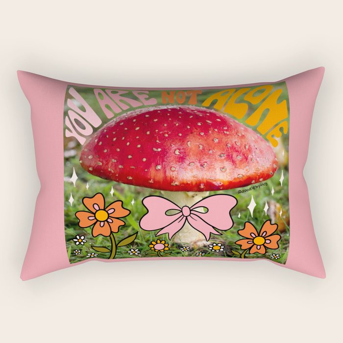 You Are Not Alone Rectangular Pillow Gallery Image 1