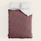 Wavy Chocolate x Ripe Berry Duvet Cover Gallery Image 6