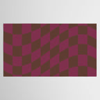 Wavy Chocolate x Ripe Berry Tablecloth Gallery Image 2