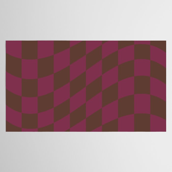 Wavy Chocolate x Ripe Berry Tablecloth Gallery Image 2