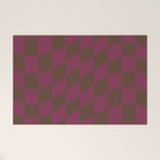Wavy Chocolate x Ripe Berry Welcome Mat Gallery Image 1