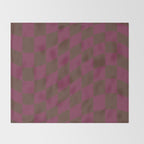 Wavy Chocolate x Ripe Berry Throw Blanket Gallery Image 2