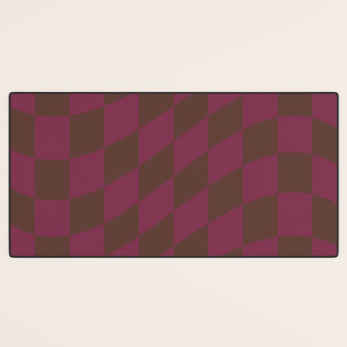 Wavy Chocolate x Ripe Berry Desk Mat Gallery Image 3