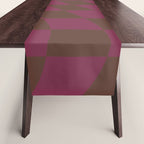 Wavy Chocolate x Ripe Berry Table Runner Gallery Image 1