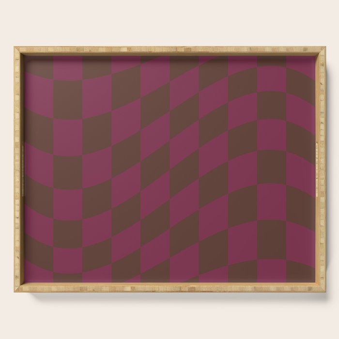 Wavy Chocolate x Ripe Berry Serving Tray Gallery Image 1