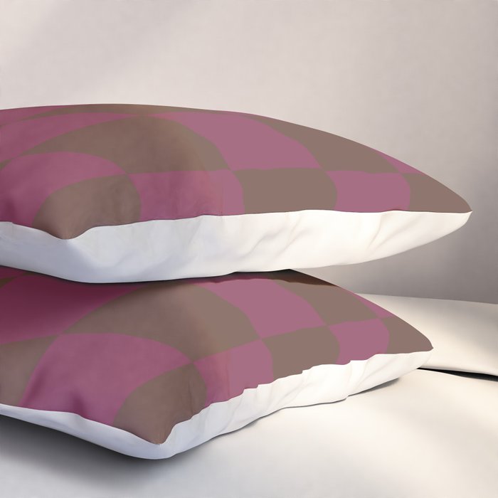 Wavy Chocolate x Ripe Berry Pillow Sham Gallery Image 3