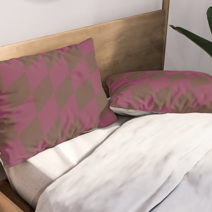 Wavy Chocolate x Ripe Berry Pillow Sham Gallery Image 2
