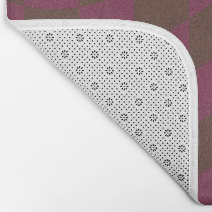 Wavy Chocolate x Ripe Berry Bath Mat Gallery Image 2
