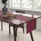 Wavy Chocolate x Ripe Berry Table Runner Gallery Image 2