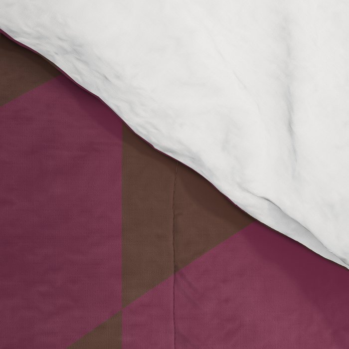 Wavy Chocolate x Ripe Berry Comforter Gallery Image 4
