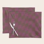 Wavy Chocolate x Ripe Berry Placemat Gallery Image 1