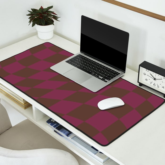 Wavy Chocolate x Ripe Berry Desk Mat Gallery Image 2