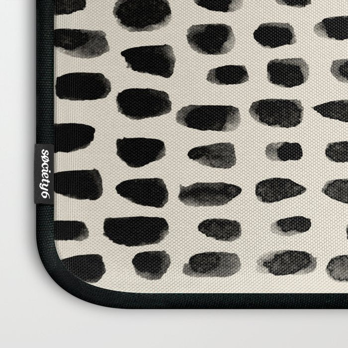 Dots (Beige) Laptop Sleeve Gallery Image 3
