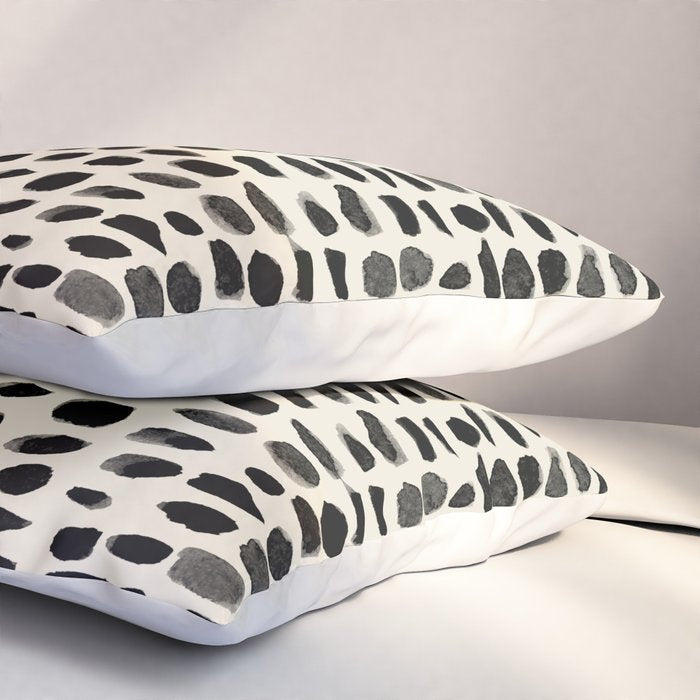 Dots (Beige) Pillow Sham Gallery Image 3