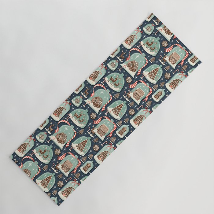 Gingerbread Village Yoga Mat Gallery Image 1
