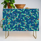 Misseltoe -  christmas pattern no1 Credenza Gallery Image 1