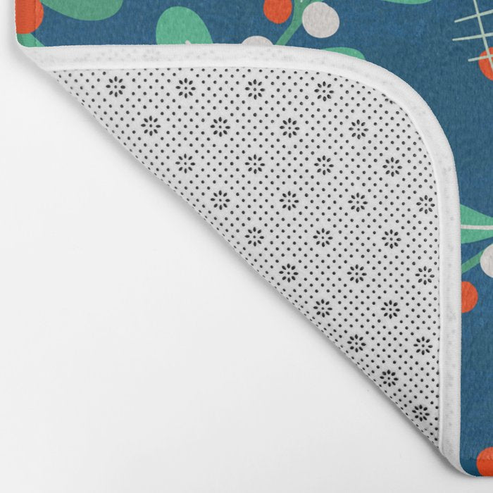 Misseltoe -  christmas pattern no1 Bath Mat Gallery Image 2