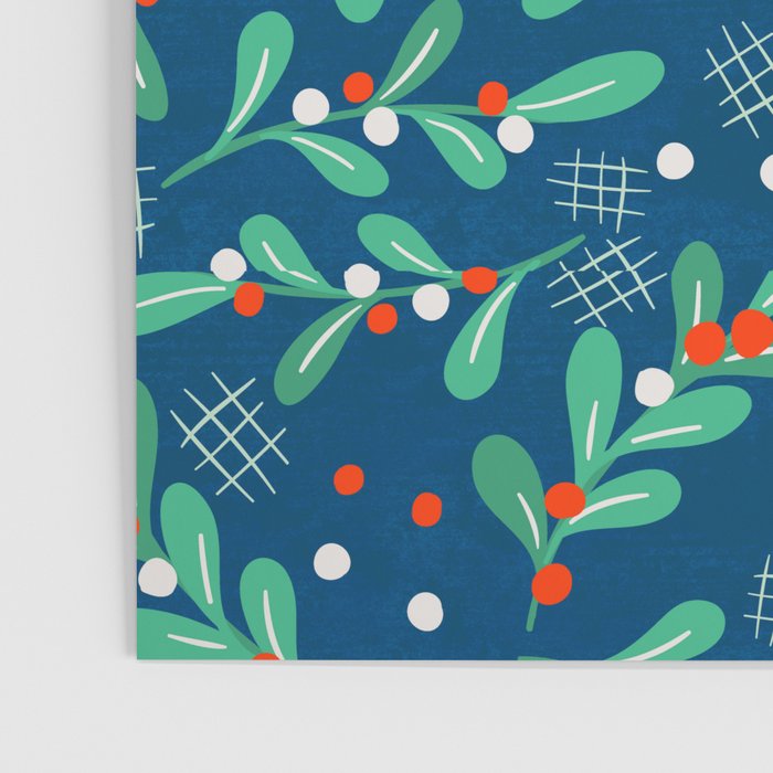 Misseltoe -  christmas pattern no1 Poster Gallery Image 3