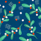 Misseltoe -  christmas pattern no1 Coffee Mug Gallery Image 2