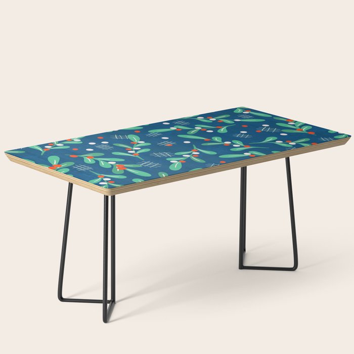 Misseltoe -  christmas pattern no1 Coffee Table Gallery Image 1