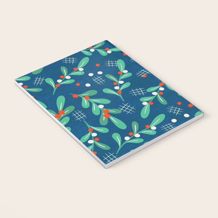 Misseltoe -  christmas pattern no1 Notebook Gallery Image 3