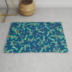 Misseltoe -  christmas pattern no1 Rug Gallery Image 1
