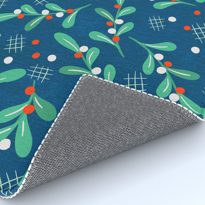 Misseltoe -  christmas pattern no1 Rug Gallery Image 4