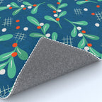 Misseltoe -  christmas pattern no1 Rug Gallery Image 4