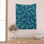Misseltoe -  christmas pattern no1 Wall Tapestry Gallery Image 2