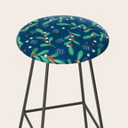 Misseltoe -  christmas pattern no1 Stool Gallery Image 2