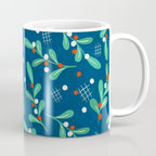 Misseltoe -  christmas pattern no1 Coffee Mug Gallery Image 1