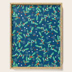 Misseltoe -  christmas pattern no1 Serving Tray Gallery Image 1