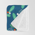 Misseltoe -  christmas pattern no1 Throw Blanket Gallery Image 3
