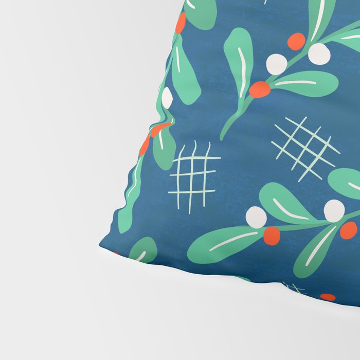 Misseltoe -  christmas pattern no1 Pillow Sham Gallery Image 4