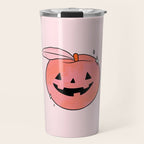 Spooky Peach Travel Mug Gallery Image 1