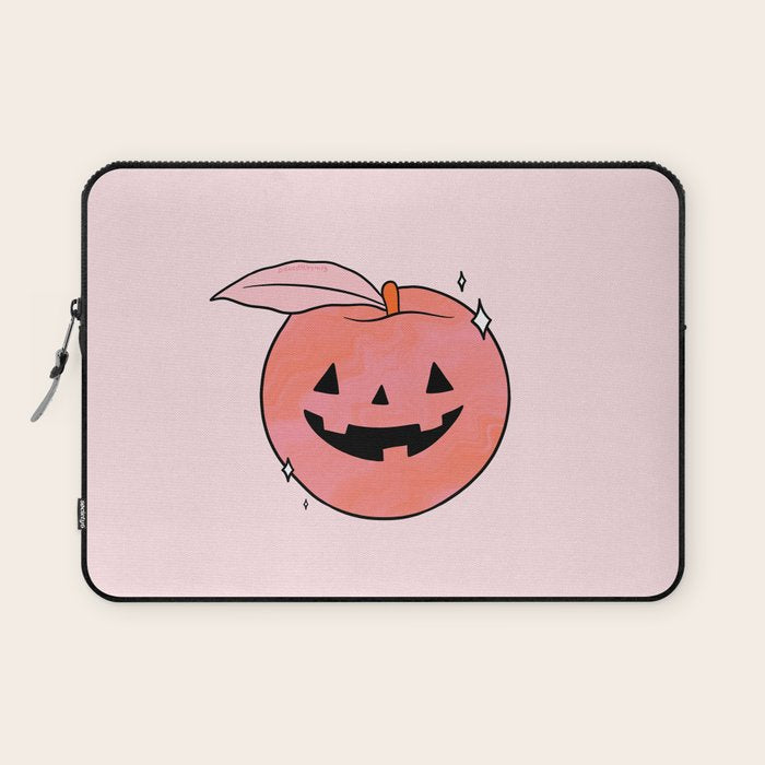 Spooky Peach Laptop Sleeve Gallery Image 1