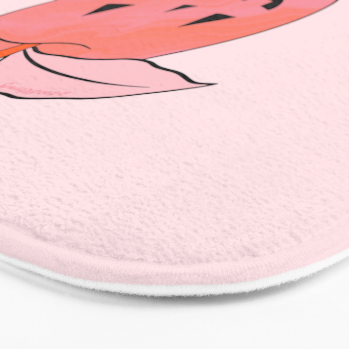 Spooky Peach Bath Mat Gallery Image 3