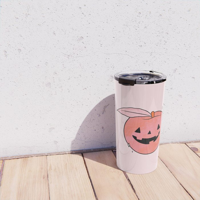 Spooky Peach Travel Mug Gallery Image 4