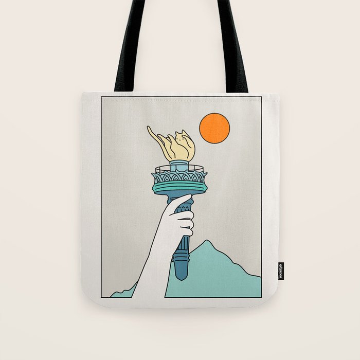Cat Landscape 22 Tote Bag Gallery Image 1