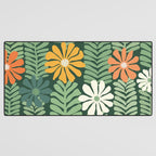 Spring Equinox Floral Pattern  Desk Mat Gallery Image 3