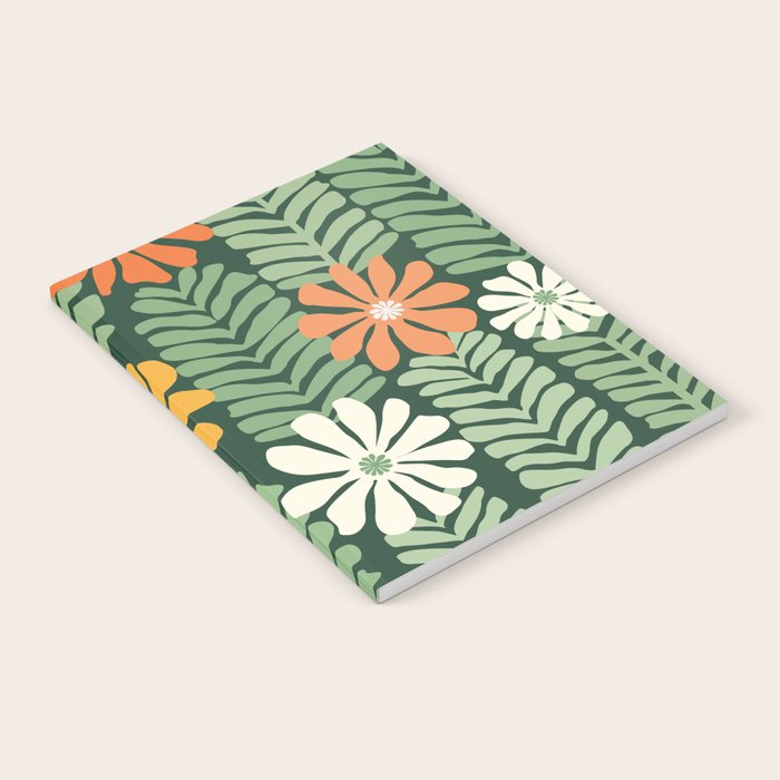 Spring Equinox Floral Pattern  Notebook Gallery Image 2