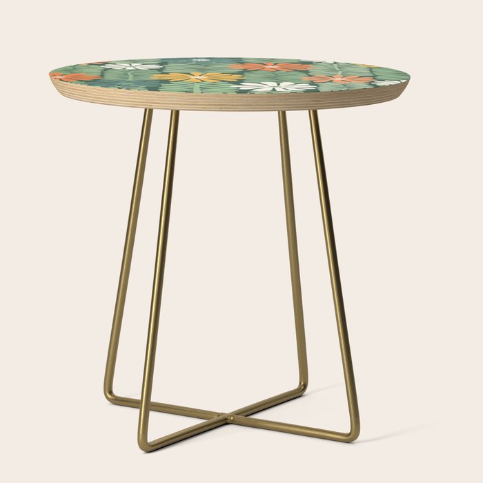 Spring Equinox Floral Pattern  Side Table Gallery Image 1